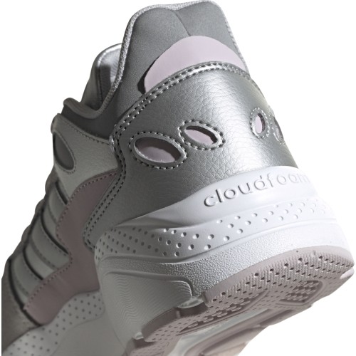 Buty damskie Adidas Crazychaos J srebrno-różowe EF7224