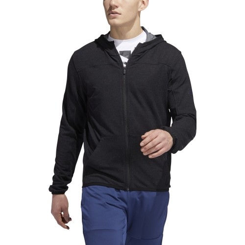 Bluza męska Adidas City Flc F/Z Hd czarna FS4102