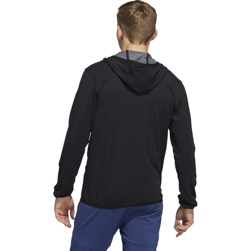 Bluza męska Adidas City Flc F/Z Hd czarna FS4102