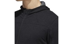 Bluza męska Adidas City Flc F/Z Hd czarna FS4102