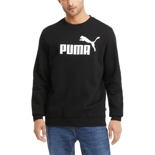 Bluza męska Puma Ess Big Logo Crew Black 586678 01
