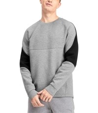 Puma Džemperis Vyrams Evostripe Crew Medium Grey Black 580091 03