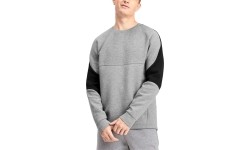 Bluza męska Puma Evostripe Crew Medium Grey Black 580091 03