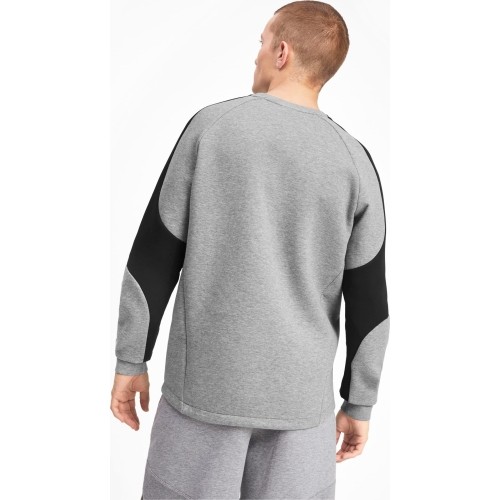 Bluza męska Puma Evostripe Crew Medium Grey Black 580091 03