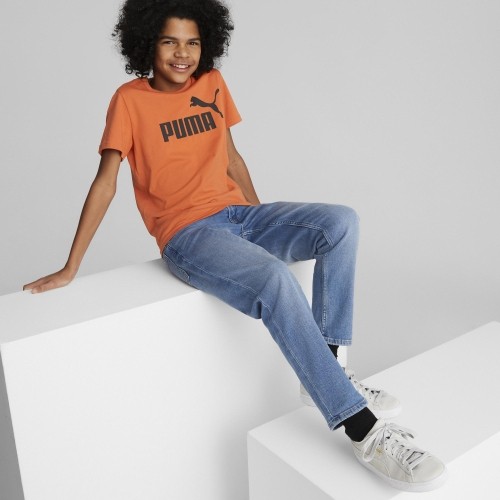 Puma Koszulka dla młodzieży Ess Logo Tee Orange 586960 94