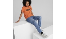 Puma Koszulka dla młodzieży Ess Logo Tee Orange 586960 94