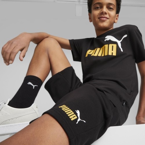 Puma Šortai Paaugliams Ess+ 2 Col Black 586989 91