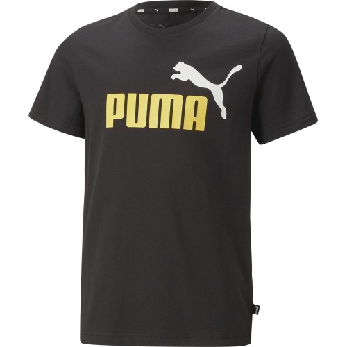 Puma Ess+ 2 Col Logo Tee koszulka młodzieżowa Black 586985 91