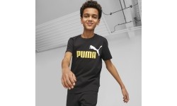 Puma Ess+ 2 Col Logo Tee koszulka młodzieżowa Black 586985 91