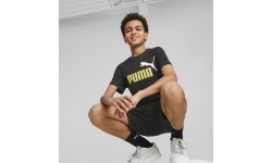 Puma Ess+ 2 Col Logo Tee koszulka młodzieżowa Black 586985 91