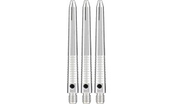 Dart Shafts Bull's Sharkskin Medium Silver