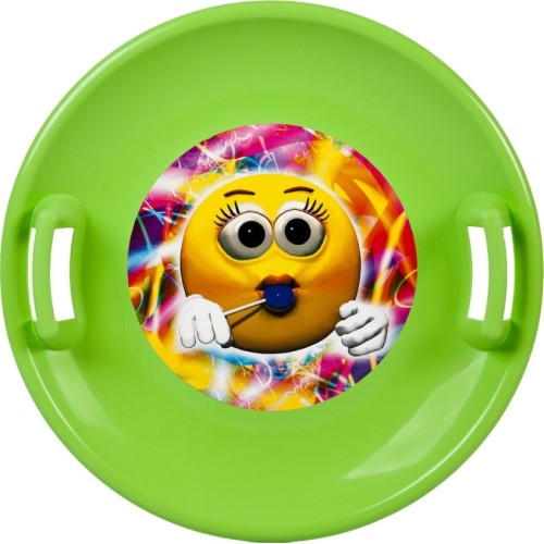 Snow Saucer STT - Green Emoji Girl