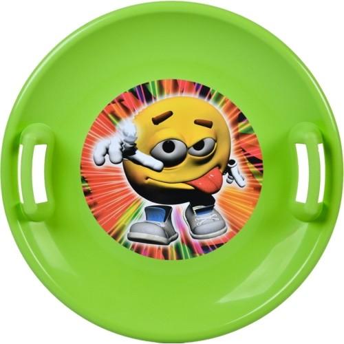 Snow Saucer STT - Green Emoji Boy