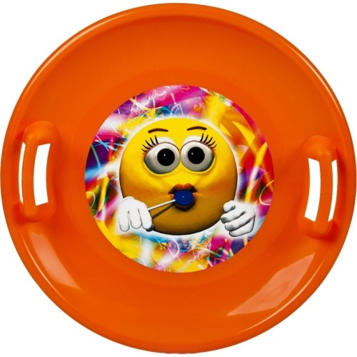 Snow Saucer STT - Orange Emoji Girl