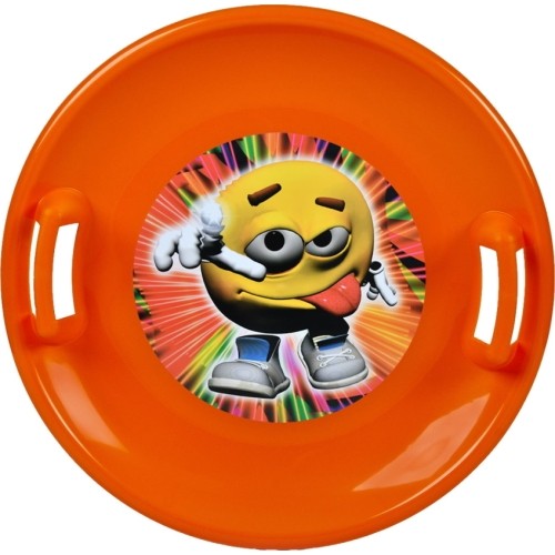 Snow Saucer STT - Orange Emoji Boy