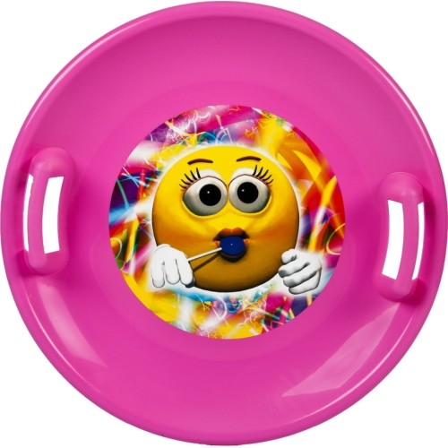 Snow Saucer STT - Pink Emoji Girl