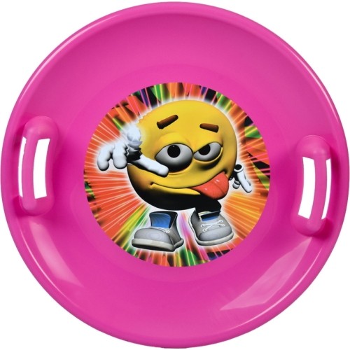 Snow Saucer STT - Pink Emoji Boy