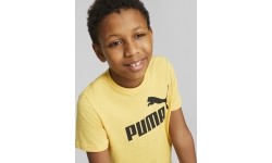 Koszulka młodzieżowa Puma ESS Logo Tee żółta 586960 43