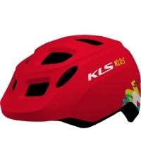 Kask KLS Zigzag 022, XS/S 45-49 cm, (czerwony)