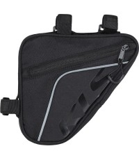 Torba rowerowa na ramę KLS Wedge Eco, 0,9l (czarna)