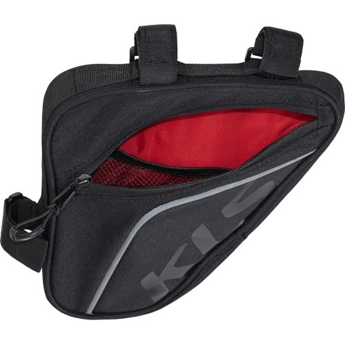 Torba rowerowa na ramę KLS Wedge Eco, 0,9l (czarna)