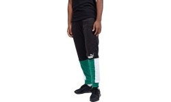 Spodnie dresowe męskie Puma Ess+ Block Black White Green 848007 37