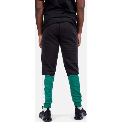 Spodnie dresowe męskie Puma Ess+ Block Black White Green 848007 37
