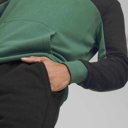 Puma Sportinės Kelnės Vyrams Ess+ Block Sweatpants Black White Green 848007 37