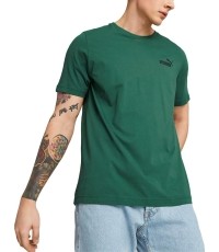 Puma Ess Small Logo Tee koszulka męska zielona 586669 46