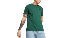 Puma Ess Small Logo Tee koszulka męska zielona 586669 46