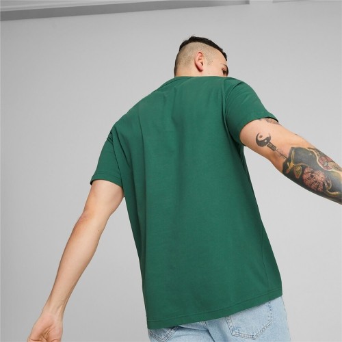Puma Ess Small Logo Tee koszulka męska zielona 586669 46