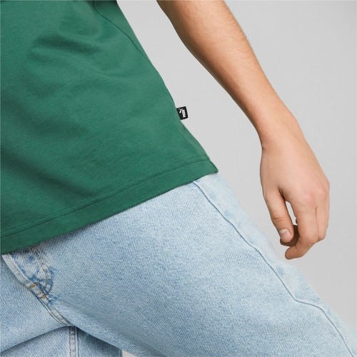 Puma Ess Small Logo Tee koszulka męska zielona 586669 46