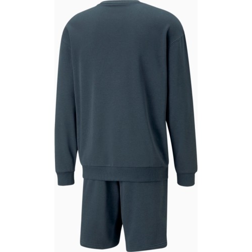 Puma Sportinis Kostiumas Vyrams Relaxed Sweat Suit Blue 673308 16