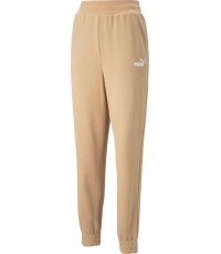 Damskie spodnie sportowe Puma Ess+ Embroidery Cream 847093 89