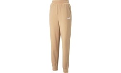 Damskie spodnie sportowe Puma Ess+ Embroidery Cream 847093 89