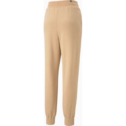 Damskie spodnie sportowe Puma Ess+ Embroidery Cream 847093 89