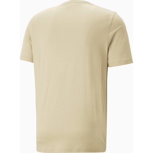 Puma bawełniana koszulka męska Ess Logo Tee Cream 586667 85