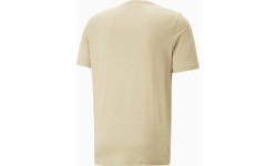 Puma bawełniana koszulka męska Ess Logo Tee Cream 586667 85