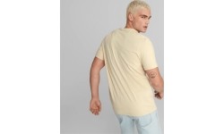 Puma bawełniana koszulka męska Ess Logo Tee Cream 586667 85