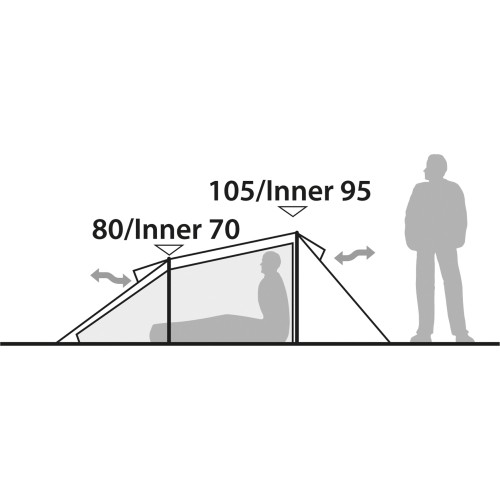 Namiot Robens Arch 2 2 osoby, niebieski