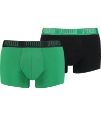 Bokserki męskie Puma Basic Trunk Black Green 935015 04