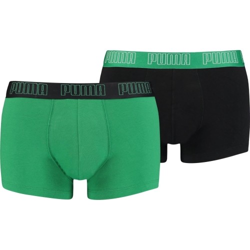 Bokserki męskie Puma Basic Trunk Black Green 935015 04