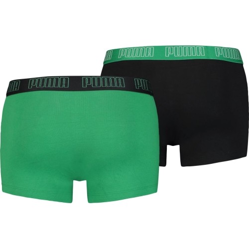 Bokserki męskie Puma Basic Trunk Black Green 935015 04