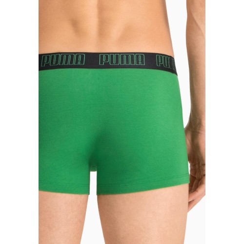Bokserki męskie Puma Basic Trunk Black Green 935015 04