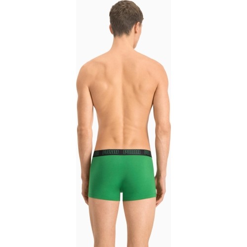 Bokserki męskie Puma Basic Trunk Black Green 935015 04
