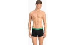 Bokserki męskie Puma Basic Trunk Black Green 935015 04