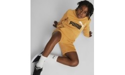 Bluza młodzieżowa Puma Ess + 2 Col Big Logo, żółta 586987 30