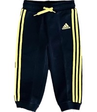 Spodnie dziecięce Adidas I ESS KN Pant Black Yellow F49789