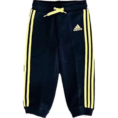 Spodnie dziecięce Adidas I ESS KN Pant Black Yellow F49789
