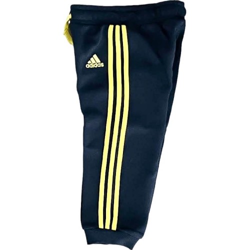 Spodnie dziecięce Adidas I ESS KN Pant Black Yellow F49789